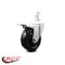 Service Caster 4 Inch Soft Rubber Swivel 3/4 Inch Square Stem Caster with Total Lock Brake SCC SCC-SQTTL20S414-SRS-34 - alternate 3